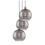 Innovations Lighting Rochester 3 Light 19" Wide Multi Light Pendant Antique Copper / Smoked