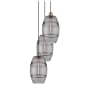 Innovations Lighting Vaz 3 Light 15" Wide Multi Light Pendant Antique Copper / Smoked