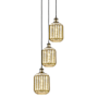 Innovations Lighting Preston 3 Light 14" Wide Multi Light Pendant Black Antique Brass / Mercury
