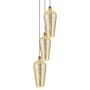 Innovations Lighting Chelsea 3 Light 15" Wide Multi Light Pendant Brushed Brass / Mercury
