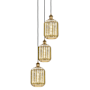Innovations Lighting Preston 3 Light 14" Wide Multi Light Pendant Brushed Brass / Mercury