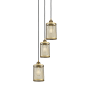 Innovations Lighting Nestbrook 3 Light 19" Wide Cage Multi Light Pendant Brushed Brass