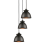 Innovations Lighting Adirondack 3 Light 15" Wide Multi Light Pendant Matte Black