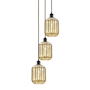 Innovations Lighting Preston 3 Light 14" Wide Multi Light Pendant Oil Rubbed Bronze / Mercury