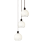 Innovations Lighting Brookhaven Globe 3 Light 15" Wide Multi Light Pendant Oil Rubbed Bronze / Opal