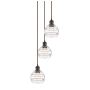 Innovations Lighting Rochester 3 Light 12" Wide Multi Light Pendant Oil Rubbed Bronze / Clear