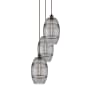 Innovations Lighting Vaz 3 Light 15" Wide Multi Light Pendant Oil Rubbed Bronze / Smoked