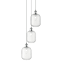 Innovations Lighting Preston 3 Light 14" Wide Multi Light Pendant Polished Chrome / Clear