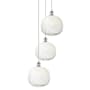 Innovations Lighting Brookhaven Sphere 3 Light 17" Wide Multi Light Pendant Polished Chrome / Opal