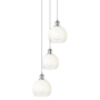 Innovations Lighting Brookhaven Globe 3 Light 15" Wide Multi Light Pendant Polished Chrome / Opal