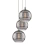 Innovations Lighting Rochester 3 Light 19" Wide Multi Light Pendant Polished Chrome / Smoked