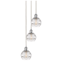 Innovations Lighting Rochester 3 Light 12" Wide Multi Light Pendant Polished Chrome / Clear