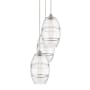 Innovations Lighting Vaz 3 Light 17" Wide Multi Light Pendant Polished Chrome / Clear