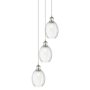 Innovations Lighting Preston 3 Light 13" Wide Multi Light Pendant Polished Nickel / Clear