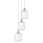 Innovations Lighting Preston 3 Light 14" Wide Multi Light Pendant Polished Nickel / Clear