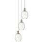 Innovations Lighting Preston 3 Light 13" Wide Multi Light Pendant Brushed Satin Nickel / Clear
