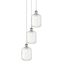Innovations Lighting Preston 3 Light 14" Wide Multi Light Pendant Brushed Satin Nickel / Clear