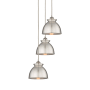 Innovations Lighting Adirondack 3 Light 15" Wide Multi Light Pendant Brushed Satin Nickel