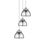 Innovations Lighting Adirondack 3 Light 15" Wide Multi Light Pendant White / Polished Chrome