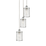 Innovations Lighting Nestbrook 3 Light 19" Wide Cage Multi Light Pendant White / Polished Chrome