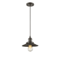 Innovations Lighting Railroad 8" Wide Mini Pendant - Cord Suspension Oiled Rubbed Bronze / Metal Shade