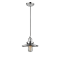 Innovations Lighting Railroad 8" Wide Mini Pendant - Cord Suspension Polished Chrome