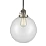 Innovations Lighting Beacon 10" Wide Pendant Antique Brass / Clear