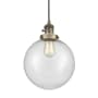 Innovations Lighting Beacon 10" Wide Pendant Brushed Brass / Seedy