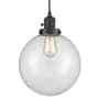 Innovations Lighting Beacon 10" Wide Pendant Matte Black / Clear