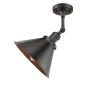 Innovations Lighting Briarcliff Single Light 10" Wide Semi-Flush Ceiling Fixture Oil Rubbed Bronze / Oil Rubbed Bronze