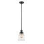 Innovations Lighting Canton 7" Wide Mini Pendant - Downrod Suspension Oiled Rubbed Bronze / Clear