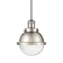 Innovations Lighting Hampden 7" Wide Mini Pendant Brushed Satin Nickel / Seedy