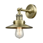 Innovations Lighting Railroad Single Light 8" Tall Bathroom Sconce Antique Brass