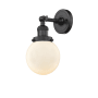 Innovations Lighting Beacon 12" Tall Bathroom Sconce Oil Rubbed Bronze / Matte White