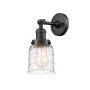 Innovations Lighting Bell 10" Tall Wall Sconce Oil Rubbed Bronze / Deco Swirl