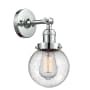 Innovations Lighting Beacon 12" Tall Bathroom Sconce Polished Chrome / Seedy