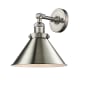 Innovations Lighting Briarcliff Single Light 8" Tall Bathroom Sconce Satin Brushed Nickel