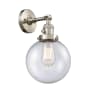 Innovations Lighting Beacon 14" Tall Bathroom Sconce Brushed Satin Nickel / Seedy