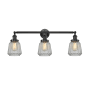 Innovations Lighting Chatham 3 Light 30" Wide Bathroom Vanity Light with Multiple Shade Options Oil Rubbed Bronze / Clear