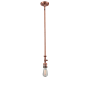Innovations Lighting Single Light 4" Wide Mini Pendant Antique Copper