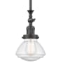 Innovations Lighting Olean 7" Wide Mini Rod Hung Adjustable Pendant Oil Rubbed Bronze / Seedy