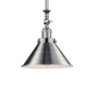 Innovations Lighting Briarcliff Single Light 10" Wide Pendant Polished Nickel / Polished Nickel