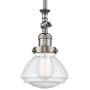Innovations Lighting Olean 7" Wide Mini Rod Hung Adjustable Pendant Brushed Satin Nickel / Seedy