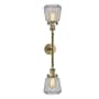 Innovations Lighting Chatham 2 Light 24" Wide Bathroom Vanity Light with Multiple Shade Options Antique Brass / Clear