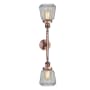 Innovations Lighting Chatham 2 Light 24" Wide Bathroom Vanity Light with Multiple Shade Options Antique Copper / Clear