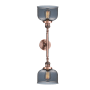 Innovations Lighting Large Bell 2 Light 23" Wide Bathroom Vanity Light with Multiple Shade Options Antique Copper / Plated Smoked