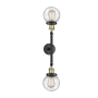 Innovations Lighting Beacon 2 Light 23" Wide Bathroom Vanity Light with Multiple Shade Options Black Antique Brass / Seedy