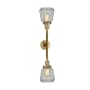 Innovations Lighting Chatham 2 Light 24" Wide Bathroom Vanity Light with Multiple Shade Options Brushed Brass / Clear