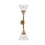 Innovations Lighting Large Cone 2 Light 23" Wide Bathroom Vanity Light with Multiple Shade Options Brushed Brass / Seedy