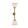 Innovations Lighting Large Bell 2 Light 23" Wide Bathroom Vanity Light with Multiple Shade Options Brushed Brass / Matte White